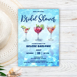 Invitación Depósito de cócteles Fiesta Bridal Shower