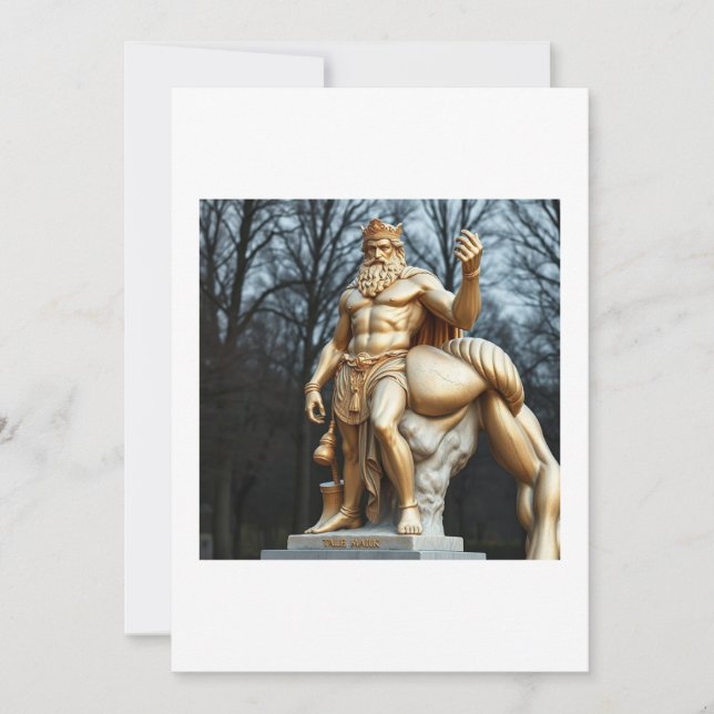 Invitación Der größte Held aller Zeiten – Herkules in Gold (Anverso)