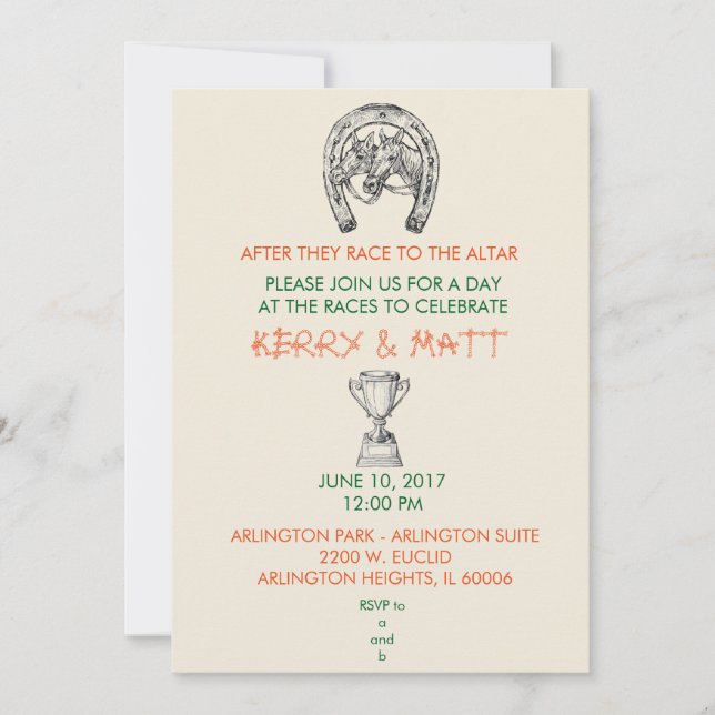 Invitación Derby Fiesta (Anverso)