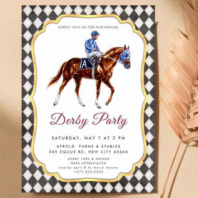 Invitación Derby Party Invitation (Subido por el creador)