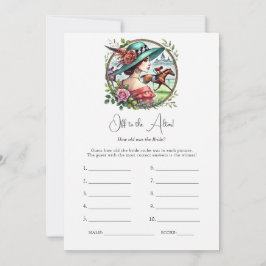 Invitación Derby Theme Off to the Altar Bridal Shower Game