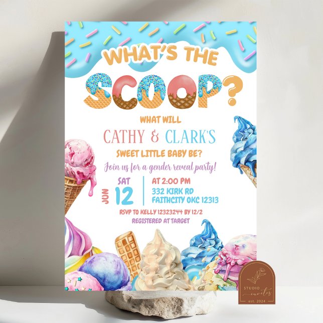 Invitación Derrame crema de hielo: ¿Cuál es la revelación de  (Subido por el creador)