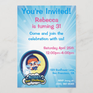 Invitación Desafío de la estrella de Alyssa