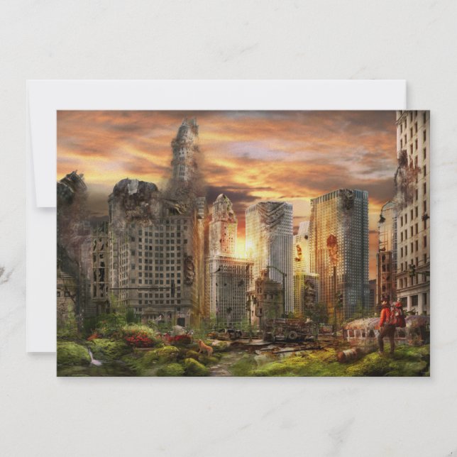 Invitación Desastre - Chicago, IL - Tengo que pasear al perro (Anverso)
