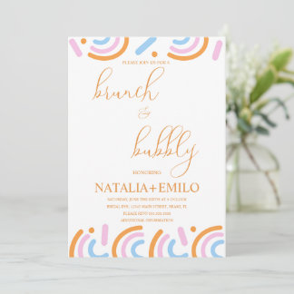 Invitación Desayuno Bridal Shower de Dopamina