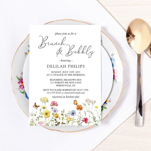 Invitación Desayuno Brunch & Bubbly Botánico de Flores Silves (Subido por el creador)