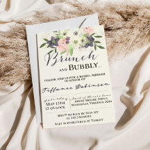 Desayuno Brunch de Acuarela & Bridal Shower Burbuj