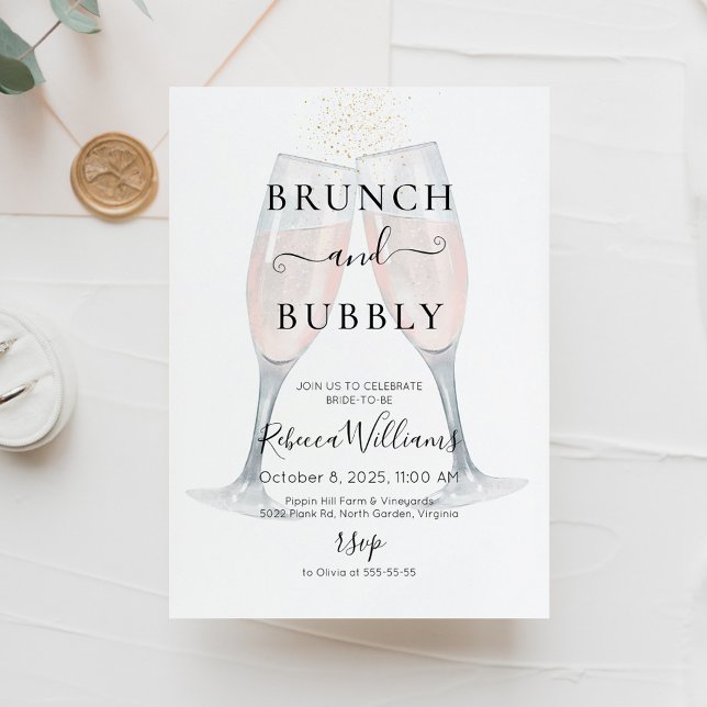 Invitación Desayuno Brunch de Champán y Brindis de Despedida  (Subido por el creador)