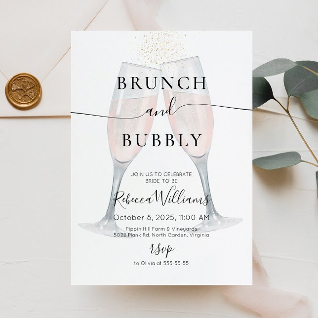 Invitación Desayuno Brunch de Champán y Brindis de Despedida  (Subido por el creador)