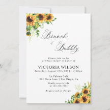 Desayuno Brunch de Girasoles y Bridal Shower Burbu