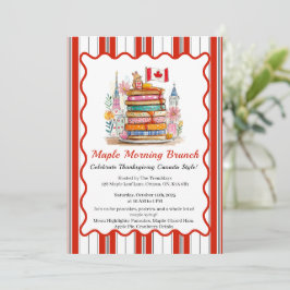 Invitación Desayuno Brunch de Maple Morning | Panqueque de Ca