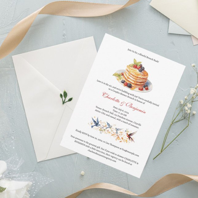 Invitación Desayuno Brunch de Parejas Elegantes (Subido por el creador)