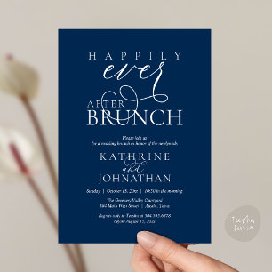 Invitación Desayuno Brunch Después de la Fuga Matrimonial Fel