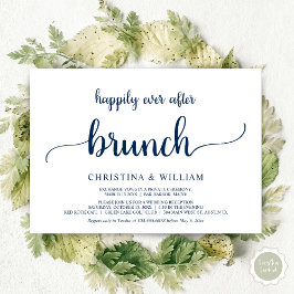 Invitación Desayuno Brunch Felices para Siempre, Elopamiento,