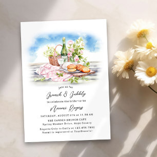 Invitación Desayuno Brunch y Burbujas de Verano para Despedid