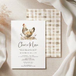 Invitación Desayuno de boda de granja campestre