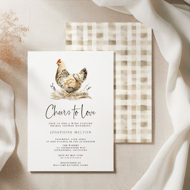 Invitación Desayuno de boda de granja campestre (Subido por el creador)