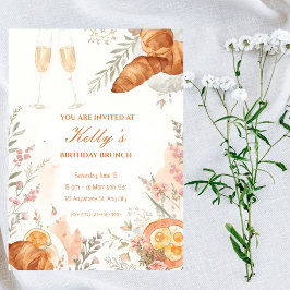 Invitación Desayuno de Celebración de Hito Cumpleaños