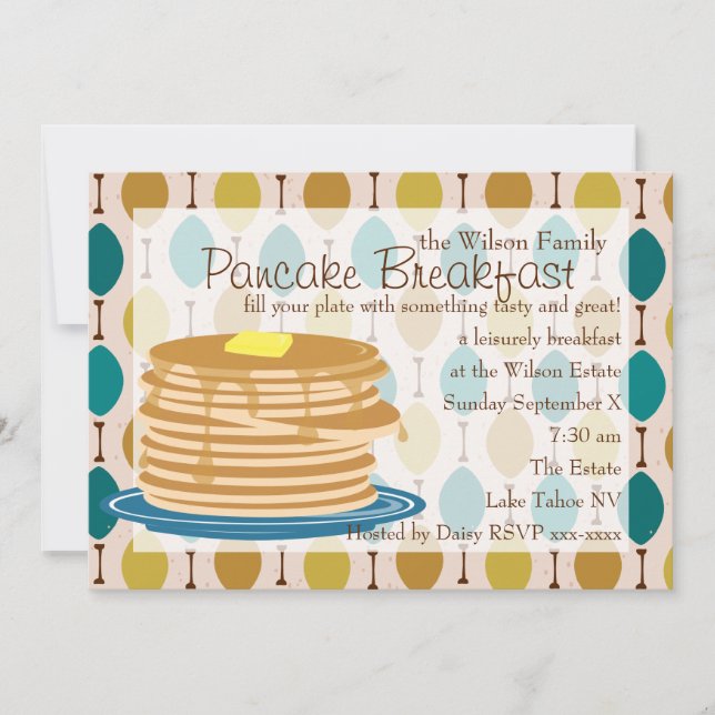 Invitación Desayuno de crepes (Anverso)
