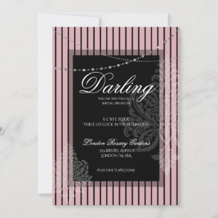 Invitación Desayuno de ducha de novia con la novia