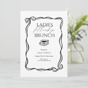 Invitación Desayuno de la Hermandad de Damas Evento de la Igl