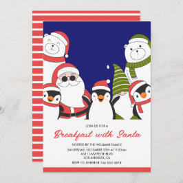 Invitación Desayuno de Navidad con Osos Cool de Santa Gnome