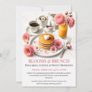 Invitación Desayuno de Panqueques Sweetheart - Día de San Val