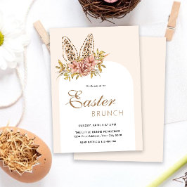 Invitación Desayuno de Pascua Leo Bunny