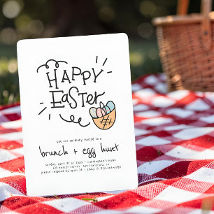Invitación Desayuno de Pascua y búsqueda de huevos