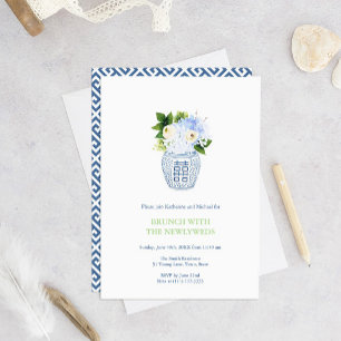 Invitación Desayuno de recién casados, fiesta la mañana despu