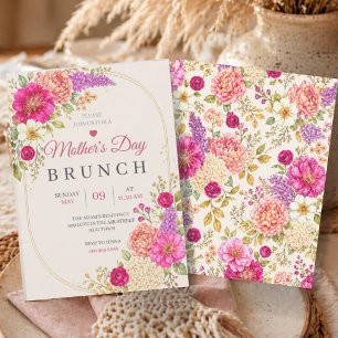 Invitación Desayuno del Día de la Madre   Almuerzo Flores Ros