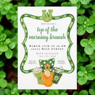 Invitación Desayuno del Día de San Patricio por la Mañana