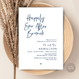 Invitación Desayuno Felices para Siempre la Mañana Después