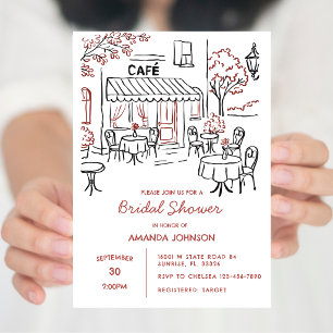 Invitación Desayuno Nupcial en Café Francés de París