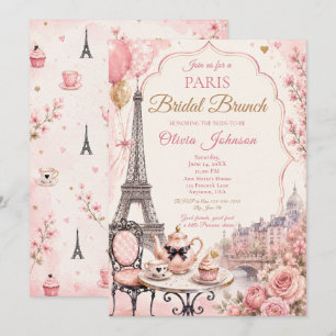Invitación Desayuno nupcial en París