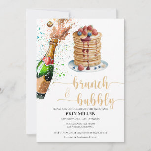 Invitación Desayuno nupcial   Panqueque