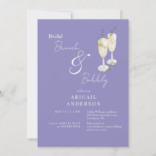 Invitación Desayuno nupcial y ducha de espuma de lavanda II
