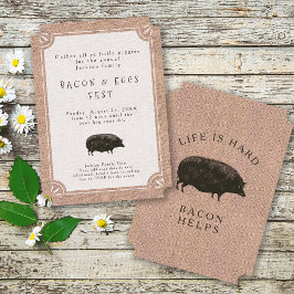 Invitación Desayuno o Fiesta de picnic Brunch para amantes de