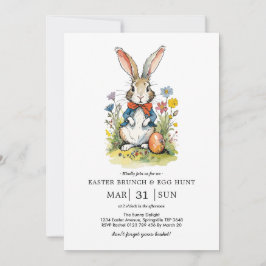 Invitación Desayuno tardío de Pascua y búsqueda de huevos | C