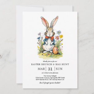 Invitación Desayuno tardío de Pascua y búsqueda de huevos   C