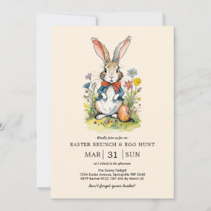 Invitación Desayuno tardío de Pascua y búsqueda de huevos   C