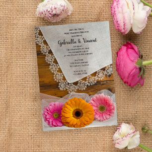 Invitación Desayuno Tardío Posterior a la Boda de Daisy Trio 