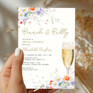 Invitación Desayuno y brindis botánico para despedida de solt