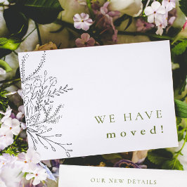 Invitación desbordante de Bouquet Moving