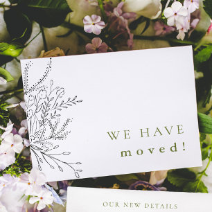 Invitación desbordante de Bouquet Moving