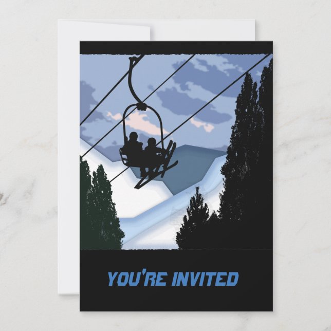 Invitación Descanso lleno de pilotos (Anverso)