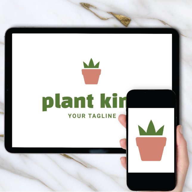 Invitación Descarga de Logo | Marca de Jardinería de Macetas (Subido por el creador)