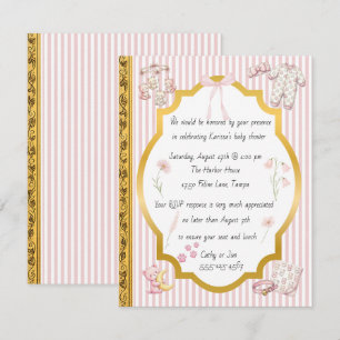 Invitación Descarga digital de Baby Shower de Gatitos Blancos