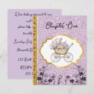 Invitación Descarga digital de la ducha de bebé del capítulo