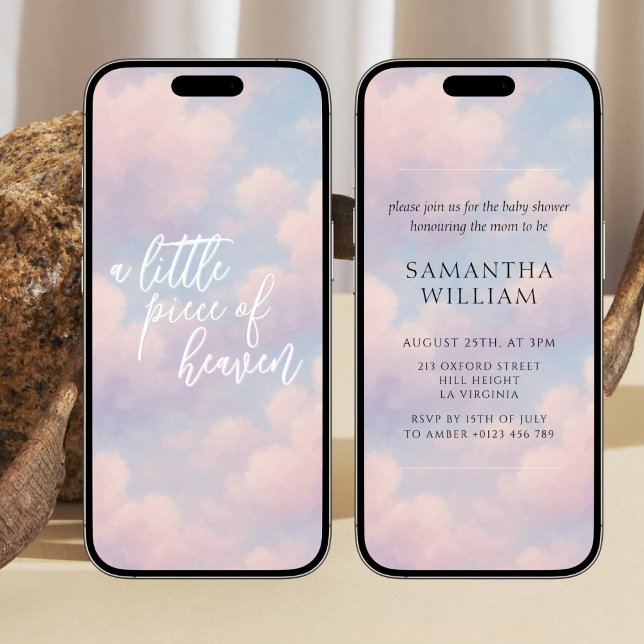 Invitación Descarga digital en Baby Shower (Subido por el creador)